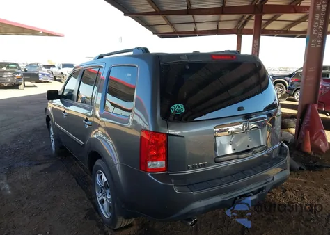 2012 Honda Pilot Ex-L из США, поврежденный, VIN 5FNYF3H54CB042244